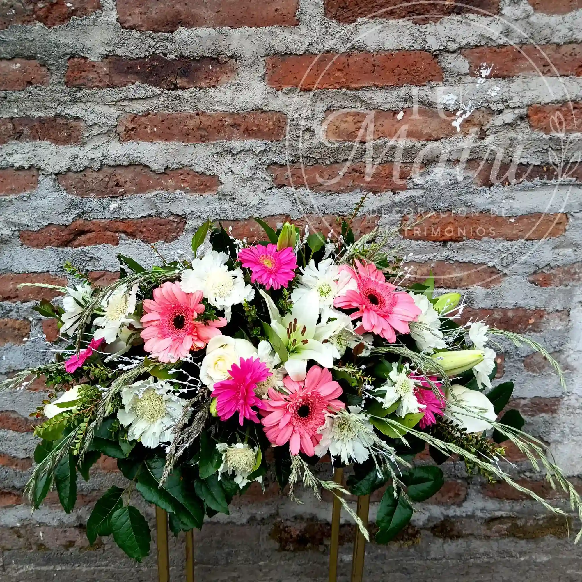 Centro de Mesa de Gerberas Pequeño 4