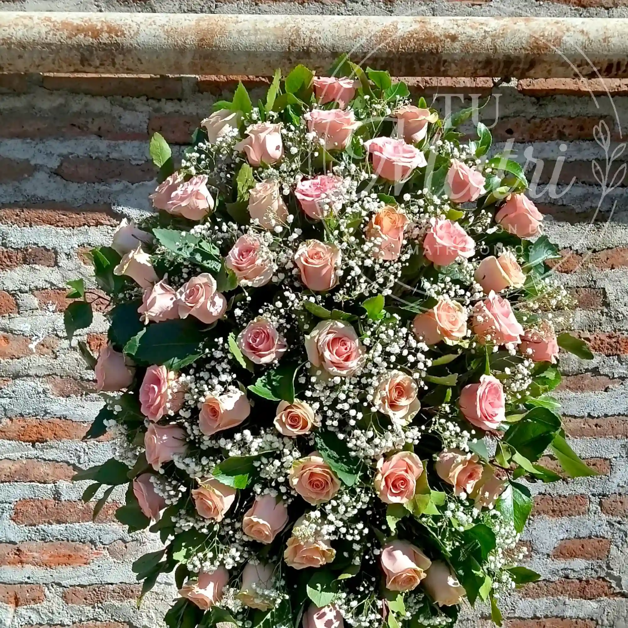 Lagrima de 50 rosas rosadas 2