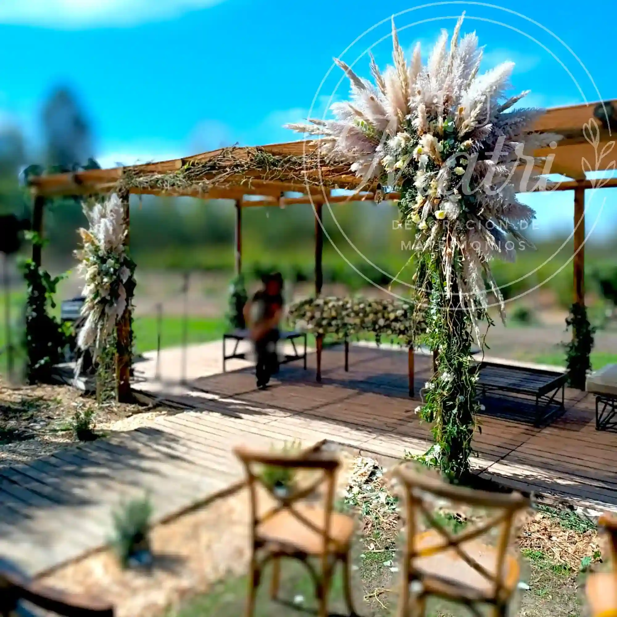 Arco de Matrimonio de Flores Secas 3